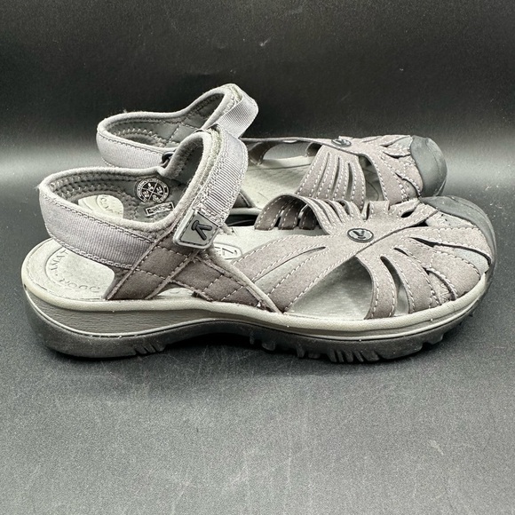 Keen Rose Sandals Gargoyle/Raven Sz 8 Hiking Anatomical Footbed - Picture 1 of 6